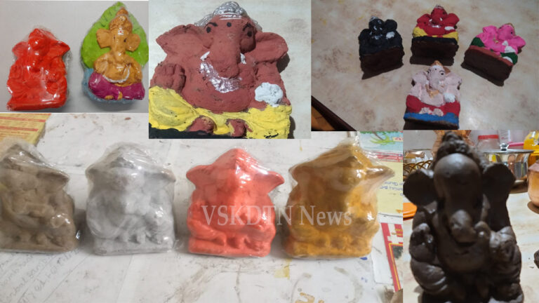 Ganesha idols made from Country Cow Dung demands by Dakshin Tamil Nadu Gou Seva